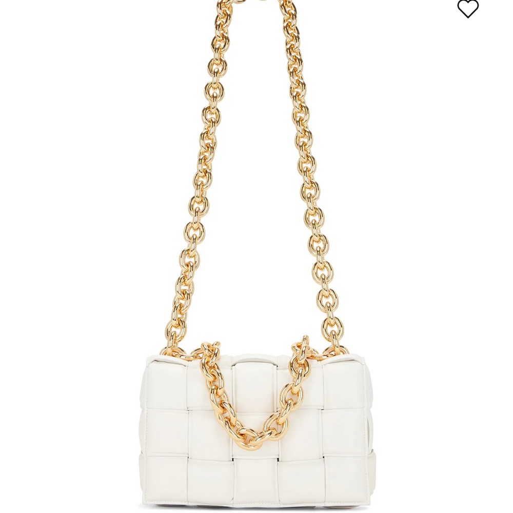 Bottega Veneta White Padded Cassette bag
